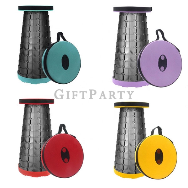 Portable telescopic stool,convenient foldable outdoor folding retractable portable telescopic stool,