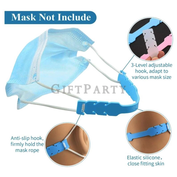 Protect Ear Artifact Anti-Earache ear hook silicone ,醫院贈品,口罩防耳痛,口罩頭帶,口罩調節帶,禮品,贈品,口罩神器防勒耳調節帶