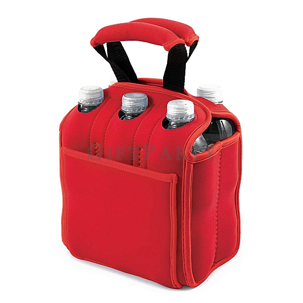 啤酒贈品,啤酒保冷袋,啤酒紀念品,Neoprene 6 Pack Bottle Cooler Bag Beer Bottle Holder Carrier,6 Pack Bottle Bag Neop