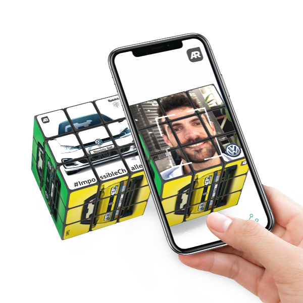Rubik’s + AR Selfie,AR禮品,AR贈品行銷廣告贈品,IG贈品ins行銷,AR廣告魔術方塊2
