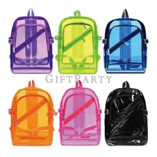 Small Clear Waterproof PVC Backpack