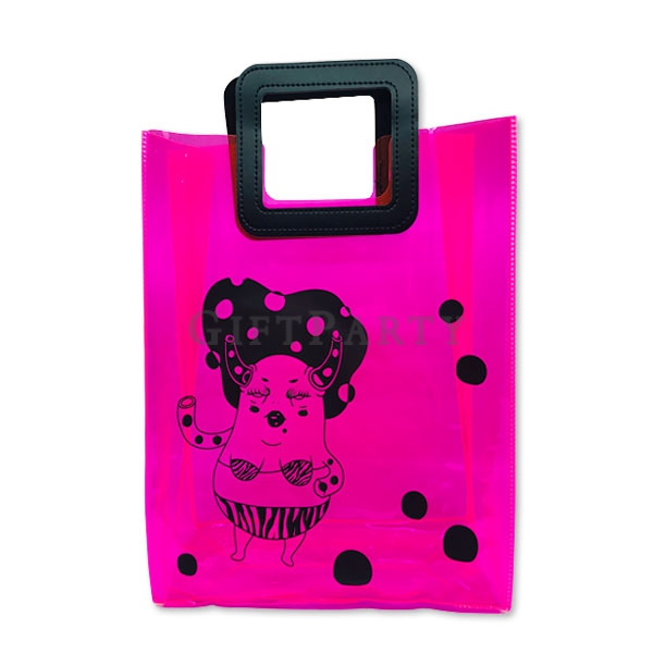 PVC手提袋,Customized PVC handbags, customized eco-friendly bags, customized shopping bags, square handl