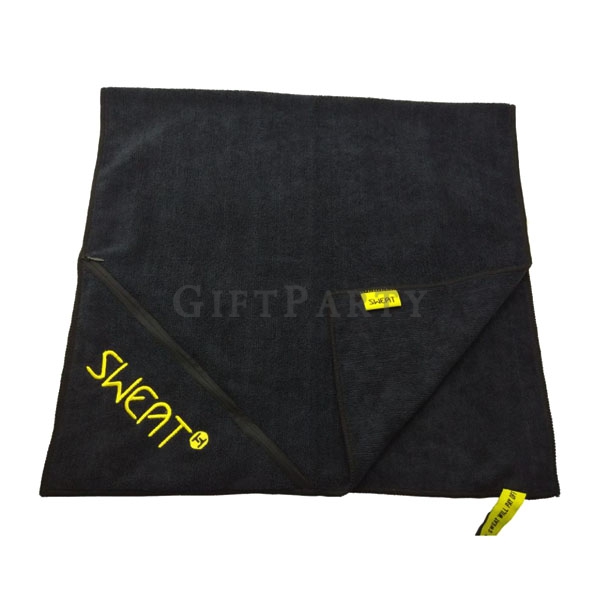Sport zipper pocket towel, 運動毛巾拉鍊口袋,GYM towel,運動毛巾,健身毛巾,gym贈品,路跑贈品,客製毛巾,客製運動毛巾