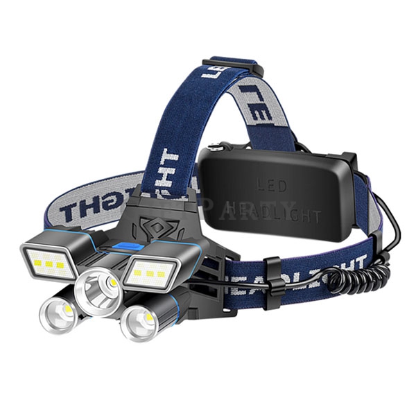High quality rechargeable 5LED headlight,5LED強光頭燈USB充電,頭燈,登山頭燈,超亮頭燈,爬山燈頭,露營頭燈