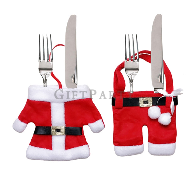 Christmas tableware bag Christmas clothes,聖誕禮品,聖誕贈品,聖誕禮物,聖誕餐具套聖誕小衣服