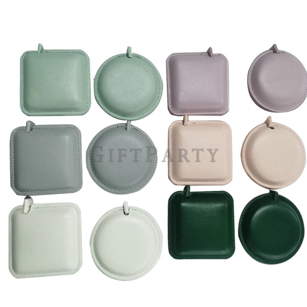 Pu leather tape measure,PU皮革捲尺,客製捲尺,百貨公司贈品,品牌贈品,包皮捲尺,圓形捲尺,莫蘭迪色捲尺,
