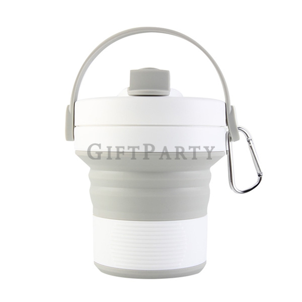 環保杯,外帶咖啡杯,折疊杯,伸縮杯,-食品級耐熱伸縮咖啡杯外帶杯環保杯帶手把登山扣,帶手把外帶杯,硅膠杯,矽膠耐熱杯,禮品,