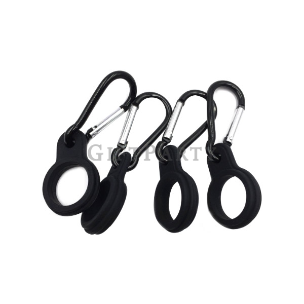 Outdoor Climbing Water Bottle Holder With Hang Buckle Carabiner Clip Key Ring Silicone Bottle Buckle