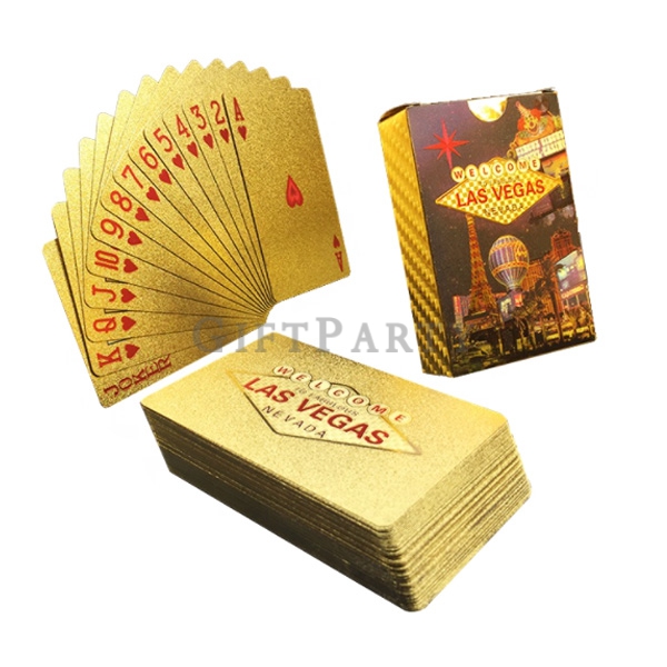 Gold foil poker, golden poker, waterproof poker, waterproof poker,客製金箔撲克牌