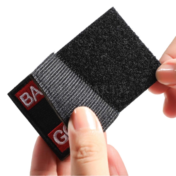 Embroidered Velcro Patch,刺繡臂章,刺繡魔術貼章,補丁,客製魔鬼氈背章魔術貼章2