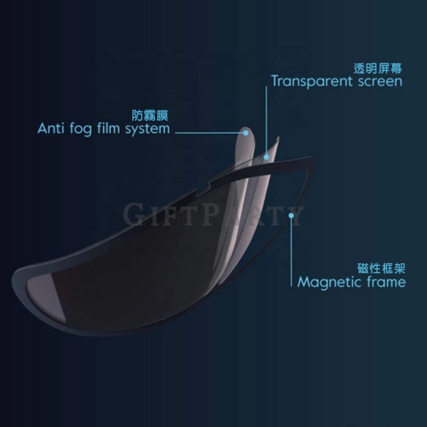 GP2341774Q3239-時尚透明口罩磁性可掀矽膠材質