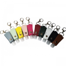 30ml hand sanitizer bottle with leathe