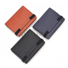Men leather wallet RFID protection card case wallet