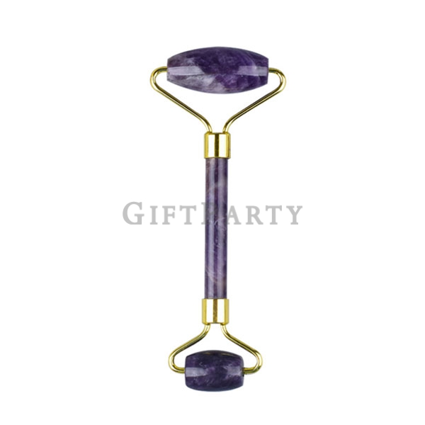 紫水晶,能量水晶,美容,天然水晶玉石臉部滾輪按摩儀6