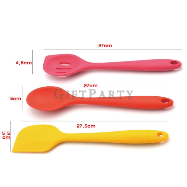 Colored kitchen utensils silicone 10-piece set,彩色廚具硅膠矽膠10件套