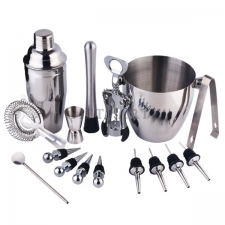 Professional Wine Tools Shaker 16 Piece Kit Stainless Steel