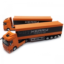 Mini container truck, container truck model 1:50