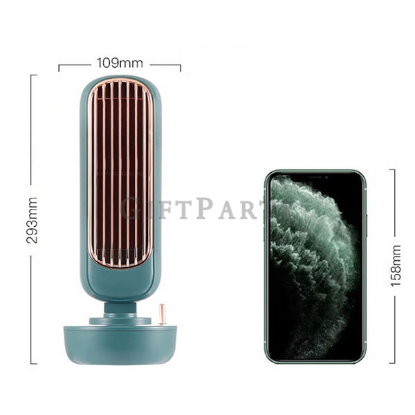 信用卡贈品,百貨公司贈品,復古USB加濕風扇塔扇2
