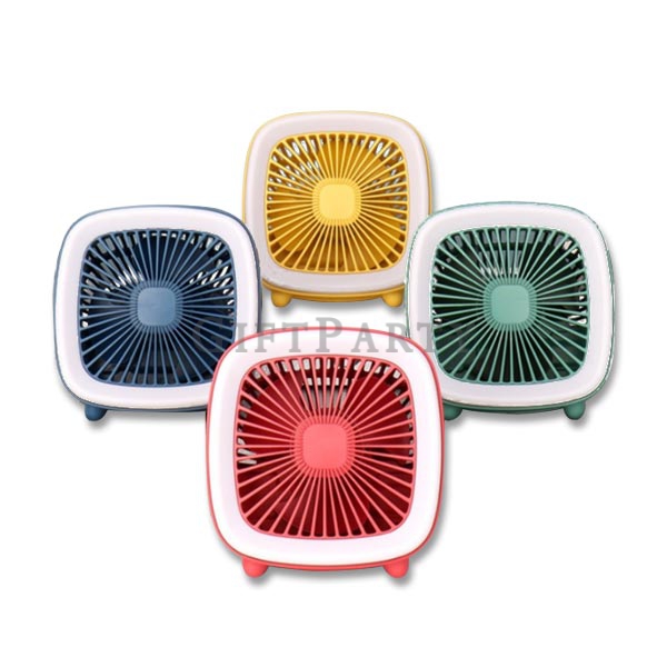 Mini USB fan led night light fan,禮品,贈品,紀念品,方型夜燈USB風扇