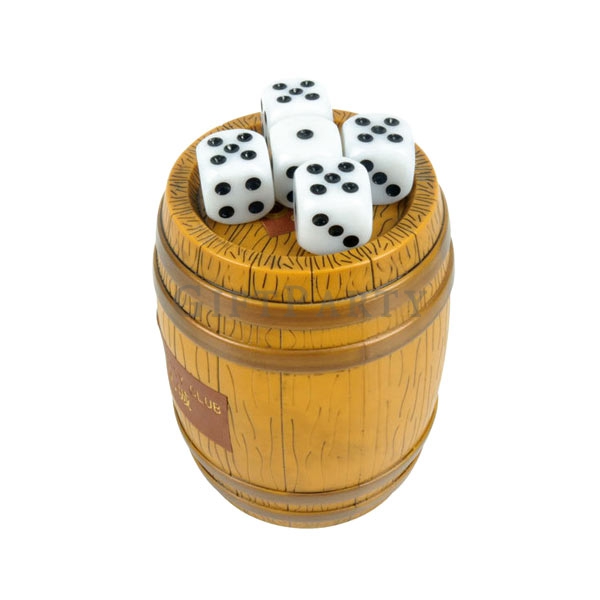 Wine barrel shape dice cup,酒桶造型骰盅,威士忌贈品,威士忌禮品,啤酒禮品,啤酒贈品,