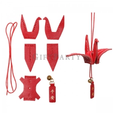 PU Leather Thousand Paper Crane Shaped Ornament