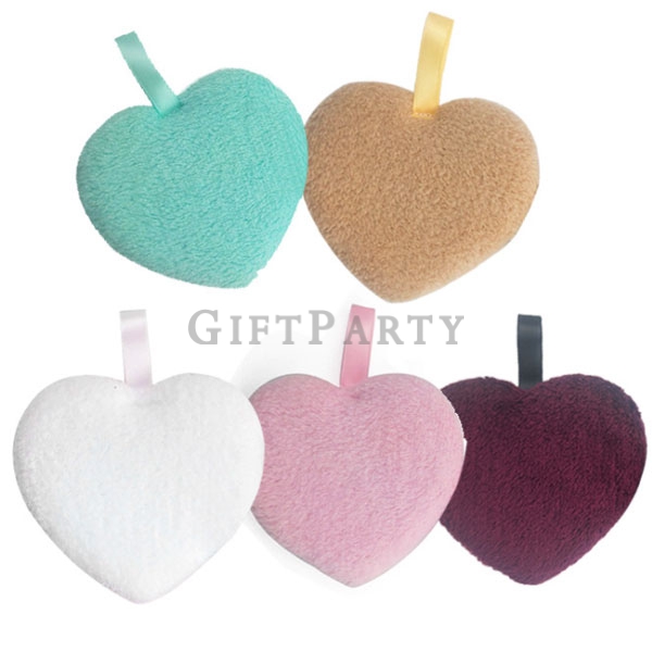 Heart Shape  Make Up Remover Pad Face Cleaning Puff,洗臉巾,彩妝贈品,保養品贈品,美妝小物,心型缷妝粉撲洗臉巾