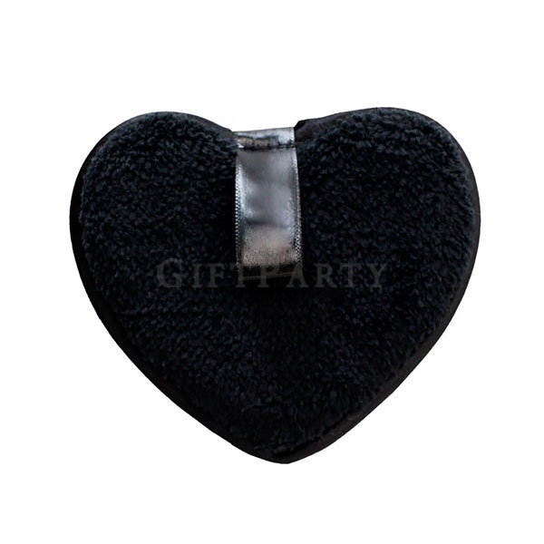 Heart Shape  Make Up Remover Pad Face Cleaning Puff,心型缷妝粉撲洗臉巾8