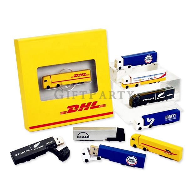 Truck Shape USB Flash Drive,車型隨身碟附盒