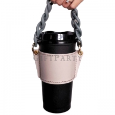 PU Leather coffee cup sleeves Holder