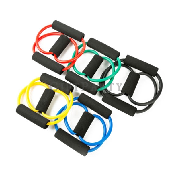 8 Shape Resistance Exercise Cord,8字拉力帶拉力繩美背,健身贈品,練背肌,