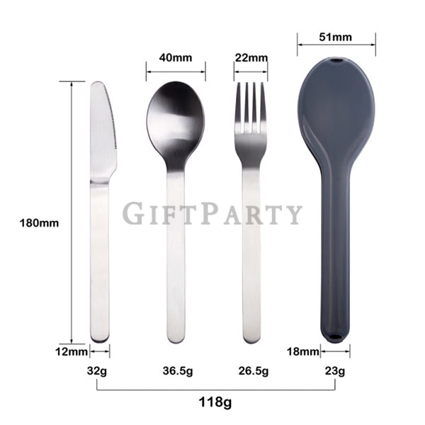 Stainless steel cutlery set ,環保餐具組,不鏽鋼餐具組3件式,Customized gifts, advertising gifts
