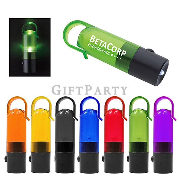 啤酒贈品,廣告贈品,品牌贈品,塑料手電筒帶掛勾,塑料手電筒,
