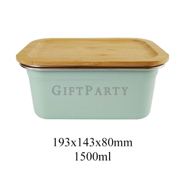 高品質餐盒,不鏽鋼餐盒竹蓋600ml,Stainless steel lunch box with bamboo lid 1500ml,