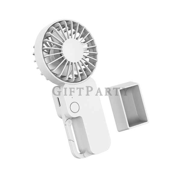 2021 New USB Pocket Drying Fan 3 Speed ​​Handheld Mini Fan With Buckle,迷你USB風扇帶登山扣3段變速
