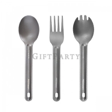 Outdoor camping titanium tableware