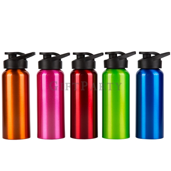 Aluminium water bottle,運動水壺,鋁制水壺廣口蓋帶手把