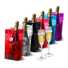 PVC plastic wine ice cooler bag