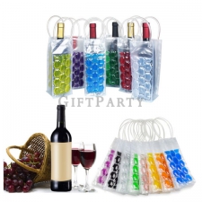 PVC Hot And Cold Ice Gel Bag Wine Pack Top Bottle Cooler Win