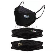 KF94 mask black color printing logo