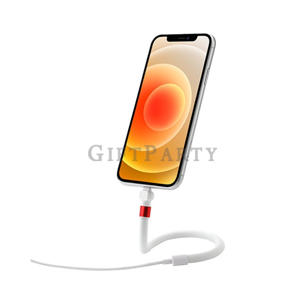Lazy Bracket Stand Fast Charging USB Charger Cable,辦公好物,懶人支架數據線充電線