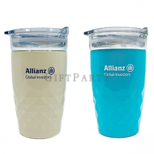 Vacuum Mugs Double Wall Stainless Steel with Glass