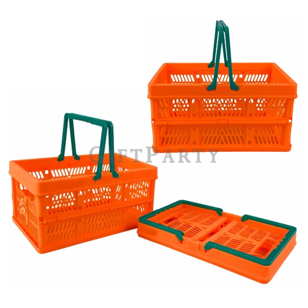 Folding Plastic Basket Custom Pantone,野餐折疊籃,客製折疊購物籃可定制PANTONE,