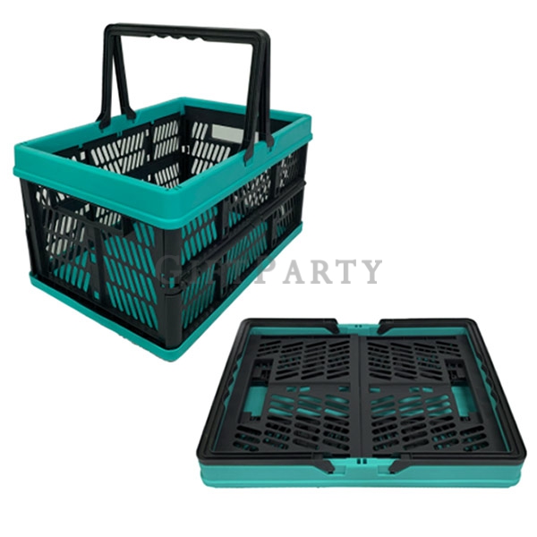 Folding Plastic Basket Custom Pantone,野餐折疊籃,客製折疊購物籃可定制PANTONE13