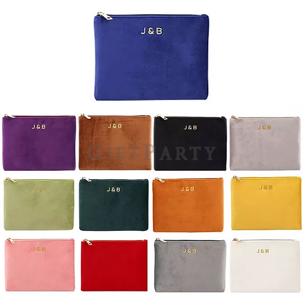 Make Cosmetic Bag with Zipper絨拉鍊化妝包