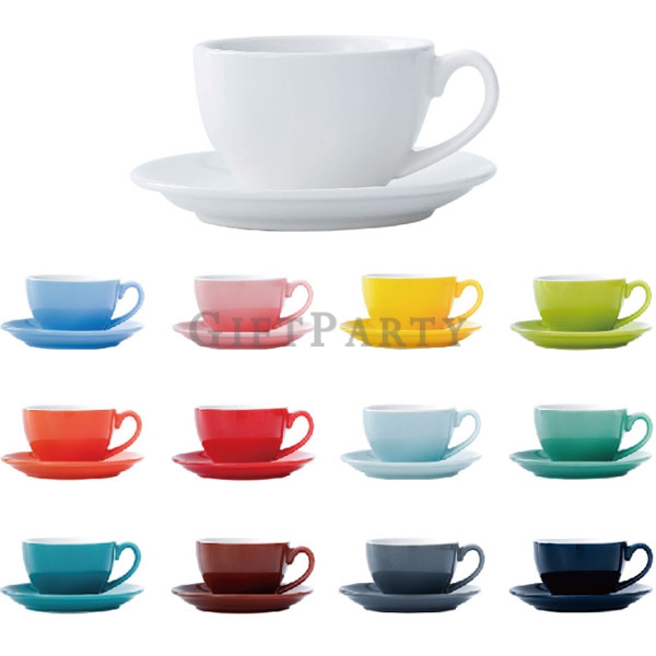 客製咖啡杯組,陶瓷咖啡杯盤組250ml,Ceramic coffee mug 250ml