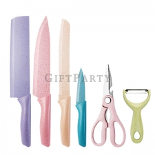 Color Wheat Straw 6-Piece Set Gift