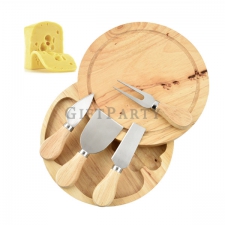 Wooden Handle Stainless Steel Cheese cutter knifve Set