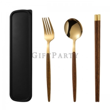 Wooden handle portuguese cutlery set