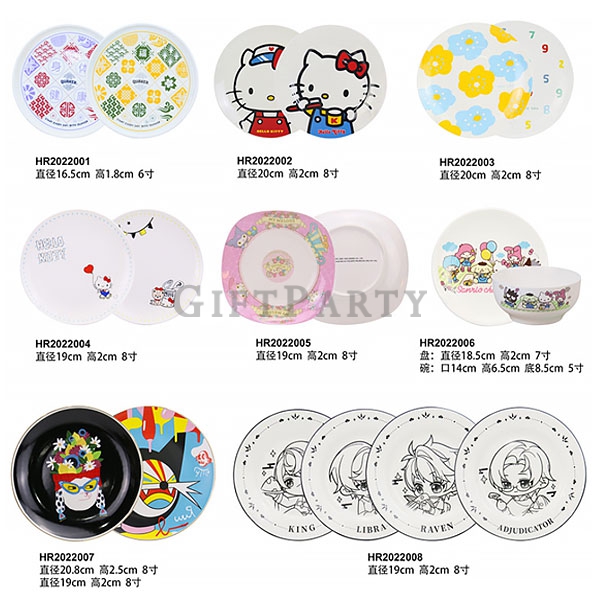 Custom Ceramic Plates Round Plates,Advertising gifts, customized LOGO gifts, promotional gifts,