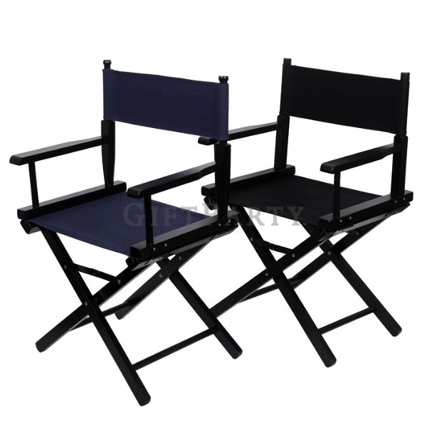 Makeup Artist Director Chair Folding,木質矮腳交叉導演椅折疊椅2